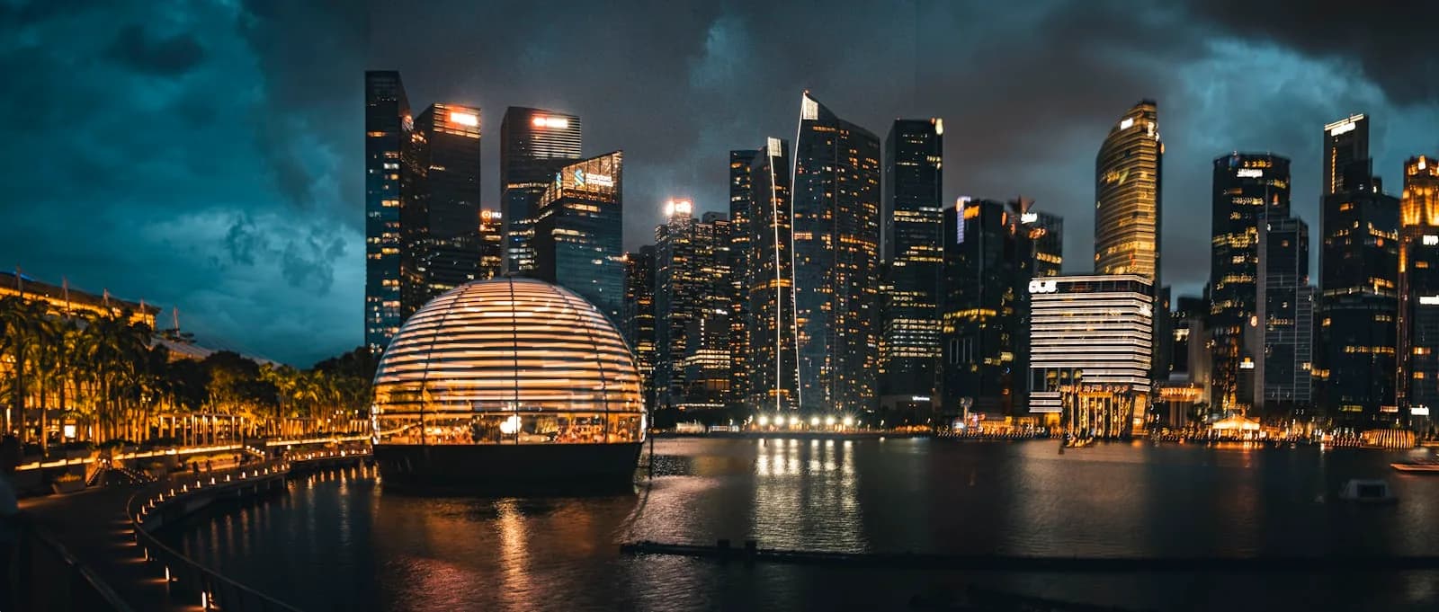 An island resort pool on a Singapore holiday