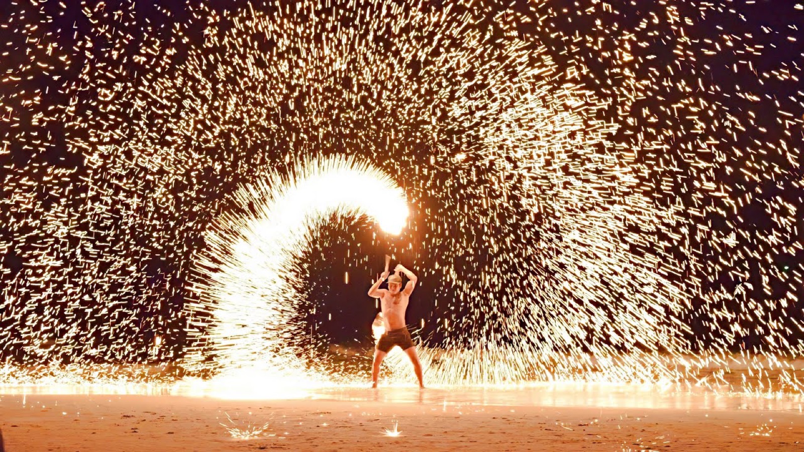 Fire Show at Pantai Cenang